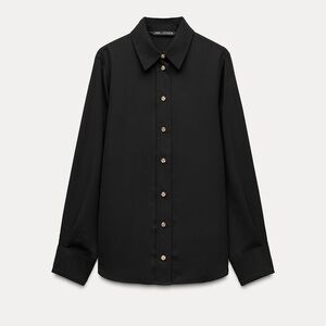Zara Satin like new blouse